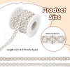 BENECREAT Plastic Bead Gauze Lace Trim OCOR-BC0007-33B-2