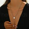 Vintage Stainless Steel Rosary Bead Necklaces MZ7141-6-1