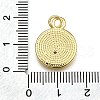 Rack Plating Brass Micro Pave Cubic Zirconia Pendants KK-K401-80G-3