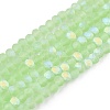 Transparent Glass Beads Strands EGLA-A044-T2mm-MB09-1