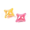 UV Plating Acrylic Beads X-OACR-M013-04-2