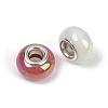 Opaque Resin European Beads RESI-C059-01D-2