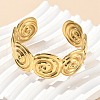 304 Stainless Steel Cuff Bangles for Women AJEW-P127-18G-2