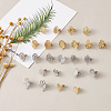 304 Stainless Steel Stud Earring Findings STAS-TA0004-31-5
