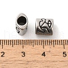 12Pcs Oval with Constellation 304 Stainless Steel Beads STAS-E215-05AS-M-4