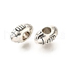 Tibetan Style Alloy European Beads TIBE-L008-29AS-2