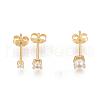 925 Sterling Silver Stud Earrings Set STER-D033-17G-1