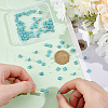  1 Strand Rectangle Synthetic Turquoise Beads Strands G-NB0005-57-3