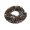 Electroplate Glass Beads Strands EGLA-A044-T6mm-L16-3