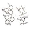 Tibetan Style Toggle Clasps TIBE-A001-25S-1
