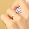 925 Sterling Silver Criss Cross Finger Rings FS-WGE9494-04-3