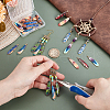   32Pcs 8 Colors Alloy Pendants FIND-PH0020-39-3