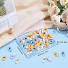 SUNNYCLUE 40Pcs 4 Styles Opaque Resin Cabochons FIND-SC0003-73-7