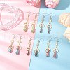 Natural Quartz Crystal Dangle Earrings EJEW-JE06409-1