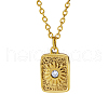 Stylish Stainless Steel Sunbeam Pendant Necklaces for Women Daily Wear YM0399-7-1