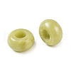 Natural Chinese Southern Jade European Beads G-G740-14x8mm-40-2