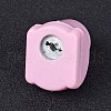 Random Single Color or Random Mixed Color Mini Plastic Craft Paper Punch Sets for Scrapbooking & Paper Crafts AJEW-L051-14-2
