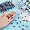   100Pcs Polymer Clay Pave Rhinestone Beads RB-PH0001-38B-3