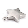 Non-Tarnish 304 Stainless Steel Charms STAS-O145-31B-P-2