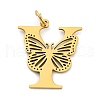 Ion Plating(IP) 201 Stainless Steel Pendants STAS-N103-184G-Y-1