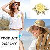 Peony Shape Water Soluable Multi-Layer Appliques PATC-WH0011-02-7