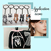 SUNNYCLUE 30Pcs 15 Styles Acrylic Pendants OACR-SC0001-90-5