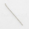 Tarnish Resistant 304 Stainless Steel Ball Chains X-CHS-A002B-F1.2mm-1