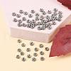 Brass Rhinestone Spacer Beads RSB031NF-01K-4