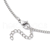 Non-Tarnish Stainless Steel Macrame Pouch Empty Stone Holder for Necklace Makings NJEW-JN04823-01-4