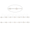 Rhodium Plated 925 Sterling Silver Satellite Chains STER-F052-11P-2