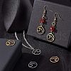 Unicraftale 40Pcs 2 Colors Stainless Steel Pendants STAS-UN0028-48-3