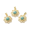Natural Amazonite Pendants G-B123-02G-01-1