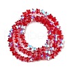 Electroplate Transparent Glass Beads Strands EGLA-U004-03A-HP07-2
