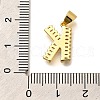 Rack Plating Brass Micro Pave Cubic Zirconia Pendants KK-L226-100G-K-3