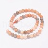 Round Natural Multi-Moonstone Beads Strands G-D767-8mm-2