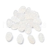 Natural Agate Leaf Pendants G-U025-04-1