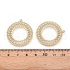 304 Stainless Steel Hollow Pendants STAS-T064-72G-3