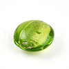 Handmade Silver Foil Glass Beads SLF15mmY-05-2