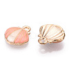 Zinc Alloy Enamel Charms PALLOY-I124-02G-E-1