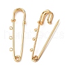Iron Brooch Findings KK-S345-025-1-4