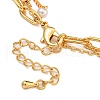 Brass Micro Pave Cubic Zirconia Bracelets for Women BJEW-U008-09G-3