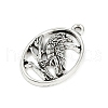 Tibetan Style Alloy Pendants PALLOY-P310-01E-AS-2