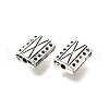 Tibetan Style Alloy Beads TIBE-L008-09AS-2
