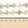 Drawbench Style Natural Freshwater Shell Beads Strands BSHE-G036-01-4