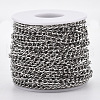 Tarnish Resistant 304 Stainless Steel Curb Chains STAS-R100-17-2