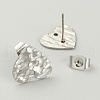 304 Stainless Steel Stud Earring Finding STAS-TAC0011-03G-P-2