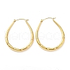 304 Stainless Steel Teardrop Hoop Earrings EJEW-B023-11G-1