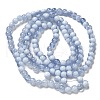 Crackle Glass Beads Strands X1-GLAA-U001-6mm-14-3