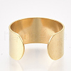 304 Stainless Steel Cuff Rings X-STAS-T045-22B-G-2
