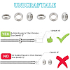Unicraftale 200Pcs Ring 304 Stainless Steel Spacer Beads STAS-UN0058-87B-P-5
